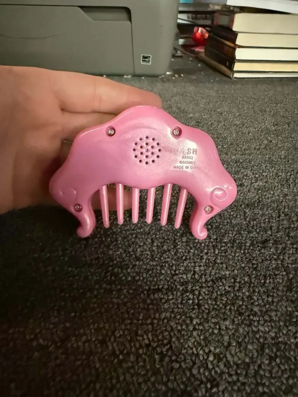 Disney Pink Seahorse Comb with Sound